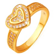 Женское кольцо "Сердечко"