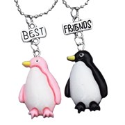 Кулоны для друзей "Дружные пингвины"