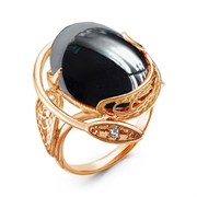 Женское кольцо с гематитом "Блаженство"