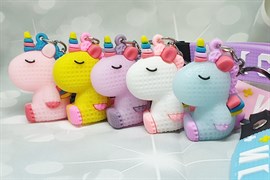 Брелки-игрушки для 5 друзей "Единорожки"