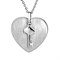 Браслет для него и кулон ключ в виде сердца для неё - фото 13906