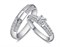 Парные кольца безразмерные для влюбленных "Ты моё сокровище" - фото 14099