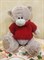 Мишка Тедди в красном свитере - фото 14343