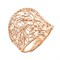 Женское кольцо позолоченное "Виноградная лоза" - фото 14697