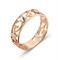Женское кольцо позолоченное "Милое" - фото 14724