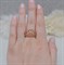 Женское кольцо позолоченное "Кудряшки" - фото 14753
