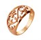 Женское кольцо позолоченное "Хохлома" - фото 14759