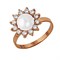 Женское кольцо позолоченное "Солнышки" - фото 14808