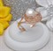 Женское кольцо позолоченное "Спелая жемчужина" - фото 14813