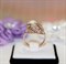 Женское кольцо позолоченное "Спелая жемчужина" - фото 14814