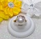 Женское кольцо позолоченное "Жемчужное чудо" - фото 14817