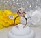 Женское кольцо позолоченное "Жемчужное чудо" - фото 14818