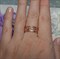Женское кольцо позолоченное "Загадка" - фото 14821