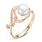 Женское кольцо с жемчугом "Вьюнок" - фото 14853