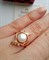 Женское кольцо с жемчугом "Природа" - фото 14856