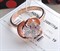 Женское кольцо позолоченное "Сверкающее" - фото 14958