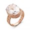 Женское кольцо позолоченное "Фаворит" - фото 14961
