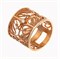 Женское кольцо широкое винтажное - фото 14965