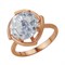 Женское кольцо позолоченное "Тепло" - фото 14967