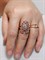 Женское кольцо позолоченное "Жар-птица" - фото 14972