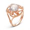Женское кольцо позолоченное "Сказочный узор" - фото 14986