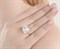Женское кольцо позолоченное "Шик и блеск" - фото 15016