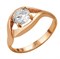 Женское кольцо позолоченное "Солнечный свет" - фото 15024