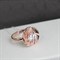 Женское кольцо позолоченное "Каприз" - фото 15048