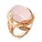 Женское кольцо с розовым кварцем "Блаженство" - фото 15077