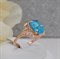 Женское кольцо с топазом "Фантастика" - фото 15265