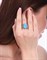 Женское кольцо с бирюзой "Символ добра" - фото 15323