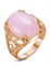 Женское кольцо с розовым кварцем "Символ любви" - фото 15330