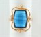 Женское кольцо позолоченное "Мальвина" - фото 15354