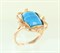Женское кольцо позолоченное "Мальвина" - фото 15355