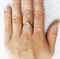 Женское кольцо позолоченное "Блестящий ромб" - фото 15430