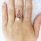 Женское кольцо позолоченное "Услада" - фото 15442