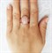 Женское кольцо с розовым кварцем "Символ любви" - фото 15458