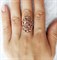 Женское кольцо позолоченное "Алмазные грани" - фото 15459
