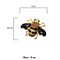 Брошь позолота, эмаль винтажная "Пчела" - фото 15706
