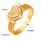 Женское кольцо "Сердечко" - фото 6622
